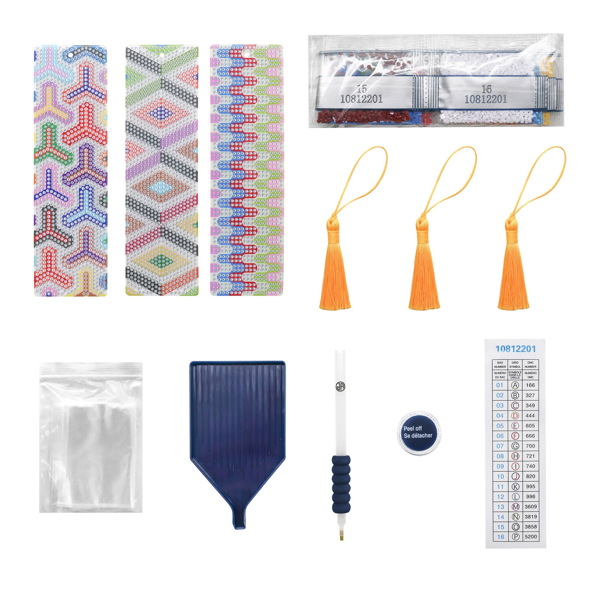 Jonathan Adler x Michaels Bright Print Diamond Art Bookmark Kit